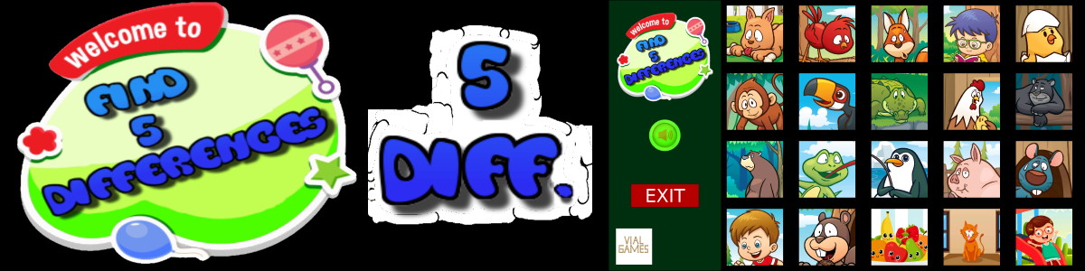 free download Find 5 differences for kids